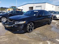 Salvage cars for sale at New Orleans, LA auction: 2018 Honda Accord Sport