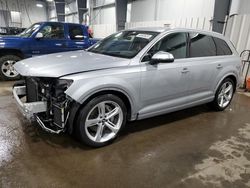 Salvage cars for sale from Copart Ham Lake, MN: 2019 Audi Q7 Prestige
