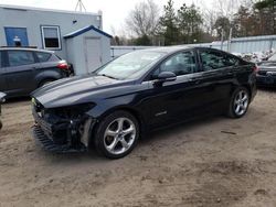 Salvage cars for sale from Copart Lyman, ME: 2013 Ford Fusion SE Hybrid