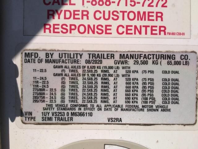 2021 Utility Trailer