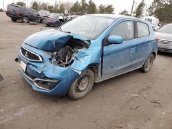 Mitsubishi Mirage salvage cars for sale: 2018 Mitsubishi Mirage ES