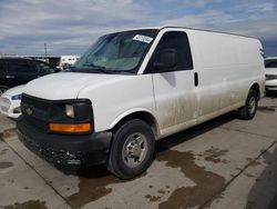 Salvage trucks for sale at Grand Prairie, TX auction: 2014 Chevrolet Express G2500