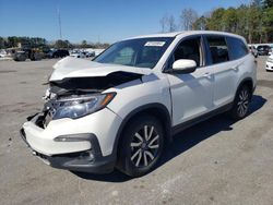 Salvage cars for sale at Dunn, NC auction: 2022 Honda Pilot EXL