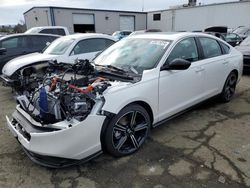 Salvage cars for sale at Vallejo, CA auction: 2024 Honda Accord Hybrid Sport