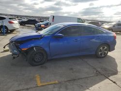 Salvage cars for sale from Copart Grand Prairie, TX: 2019 Honda Civic LX