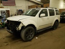 Salvage cars for sale at Ham Lake, MN auction: 2012 Nissan Pathfinder S