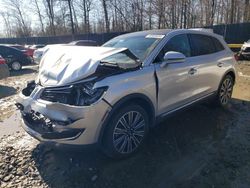 Salvage cars for sale from Copart Waldorf, MD: 2017 Lincoln MKX Black Label