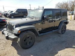 Salvage cars for sale from Copart Oklahoma City, OK: 2017 Jeep Wrangler Unlimited Sport
