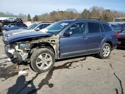 Salvage cars for sale from Copart Assonet, MA: 2014 Subaru Outback 2.5I Limited