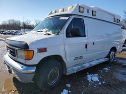 Ford salvage cars for sale: 2002 Ford Econoline E350 Super Duty Van