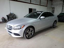 Salvage cars for sale from Copart Lexington, KY: 2015 Mercedes-Benz C 300 4matic