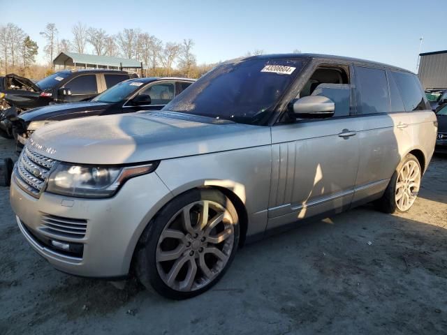 2016 Land Rover Range Rover HSE