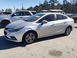 Salvage cars for sale from Copart Savannah, GA: 2017 Chevrolet Cruze LT