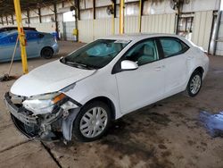 Toyota Corolla L salvage cars for sale: 2016 Toyota Corolla L