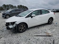 Honda Civic SE salvage cars for sale: 2015 Honda Civic SE