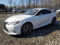 Salvage cars for sale from Copart Waldorf, MD: 2019 Lexus RC 350