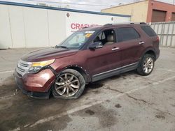 Salvage cars for sale at Anthony, TX auction: 2015 Ford Explorer XLT