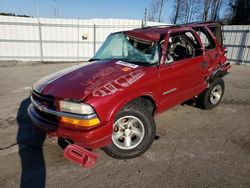 Vehiculos salvage en venta de Copart Dunn, NC: 2002 Chevrolet Blazer