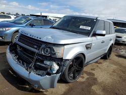 Salvage SUVs for sale at auction: 2010 Land Rover Range Rover Sport LUX