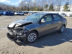 Salvage cars for sale at North Billerica, MA auction: 2017 Toyota Corolla L