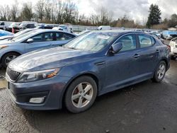 Salvage cars for sale from Copart Portland, OR: 2015 KIA Optima LX