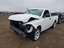 Salvage cars for sale at Brighton, CO auction: 2012 Dodge RAM 1500 ST