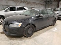 Salvage cars for sale at Milwaukee, WI auction: 2012 Volkswagen Jetta SE