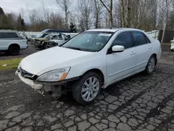 Salvage cars for sale from Copart Portland, OR: 2006 Honda Accord EX