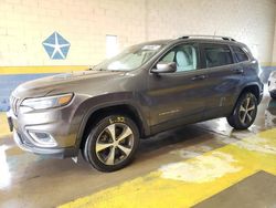 Salvage cars for sale from Copart Indianapolis, IN: 2019 Jeep Cherokee Limited