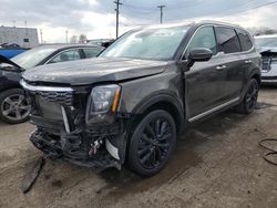 Salvage cars for sale at Chicago Heights, IL auction: 2021 KIA Telluride SX