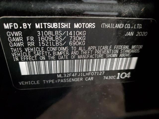 2020 Mitsubishi Mirage G4 SE