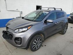 Salvage cars for sale at Farr West, UT auction: 2017 KIA Sportage EX