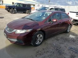 Honda salvage cars for sale: 2013 Honda Civic LX