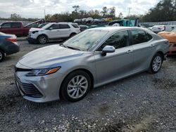 Salvage cars for sale at Riverview, FL auction: 2022 Toyota Camry LE