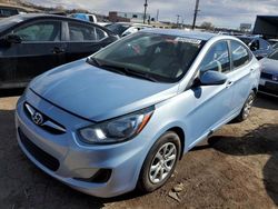 Salvage cars for sale at Colorado Springs, CO auction: 2012 Hyundai Accent GLS