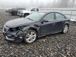 Salvage cars for sale from Copart Windham, ME: 2015 Chevrolet Cruze LTZ