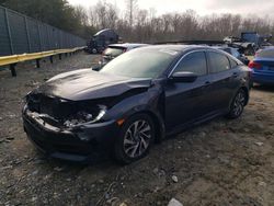 Salvage cars for sale from Copart Waldorf, MD: 2018 Honda Civic EX
