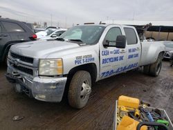 Salvage trucks for sale at Brighton, CO auction: 2010 Chevrolet Silverado K3500 LT