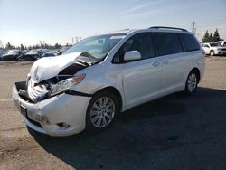 Vehiculos salvage en venta de Copart Rancho Cucamonga, CA: 2011 Toyota Sienna XLE