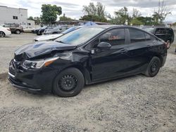 Chevrolet Cruze ls salvage cars for sale: 2018 Chevrolet Cruze LS