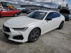 Salvage cars for sale at Sun Valley, CA auction: 2023 Acura TLX Tech A
