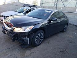 Salvage cars for sale from Copart Albuquerque, NM: 2017 Honda Accord Hybrid EXL
