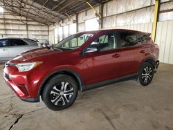 Salvage cars for sale from Copart Phoenix, AZ: 2018 Toyota Rav4 LE