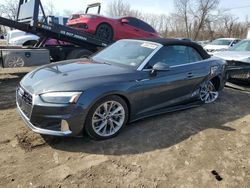 Salvage cars for sale at Baltimore, MD auction: 2022 Audi A5 Premium Plus 45