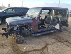 Salvage vehicles for parts for sale at auction: 2021 Jeep Wrangler Unlimited Sahara
