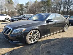 Salvage cars for sale from Copart Austell, GA: 2015 Mercedes-Benz S 550 4matic