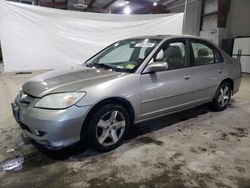Salvage cars for sale from Copart North Billerica, MA: 2005 Honda Civic EX