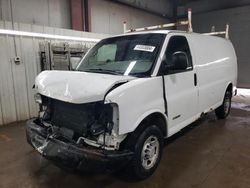 Chevrolet Express salvage cars for sale: 2005 Chevrolet Express G2500