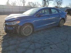 Salvage cars for sale at West Mifflin, PA auction: 2018 Ford Fusion TITANIUM/PLATINUM