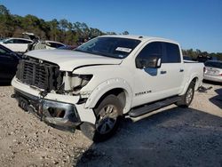 Salvage cars for sale at Houston, TX auction: 2019 Nissan Titan SV